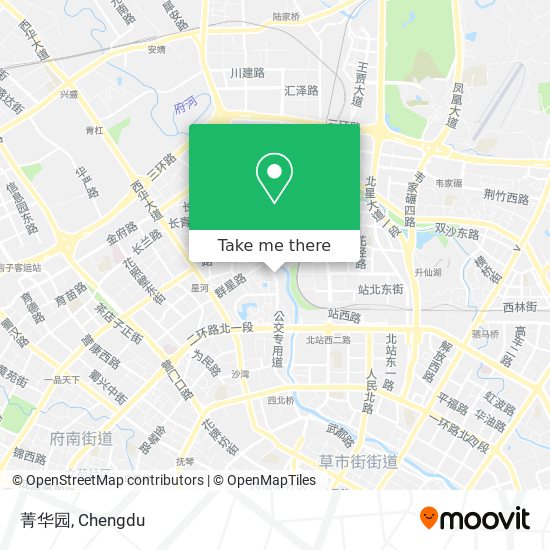菁华园 map