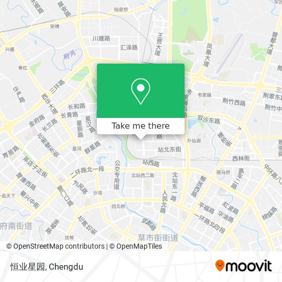 恒业星园 map
