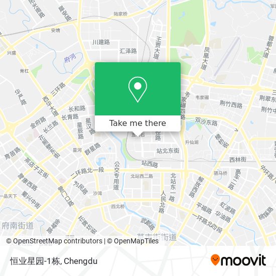 恒业星园-1栋 map