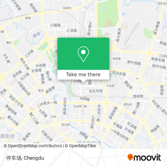 停车场 map