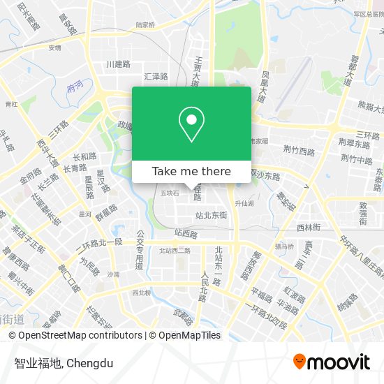 智业福地 map