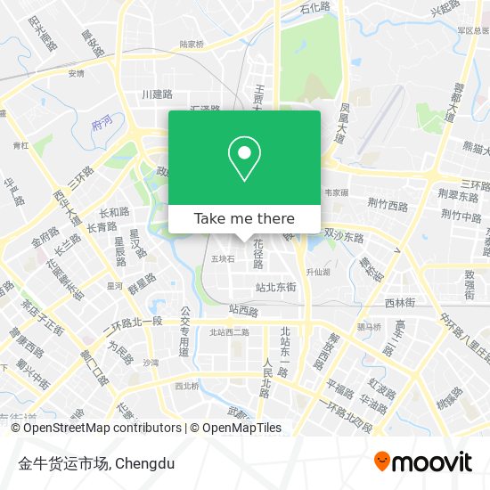金牛货运市场 map