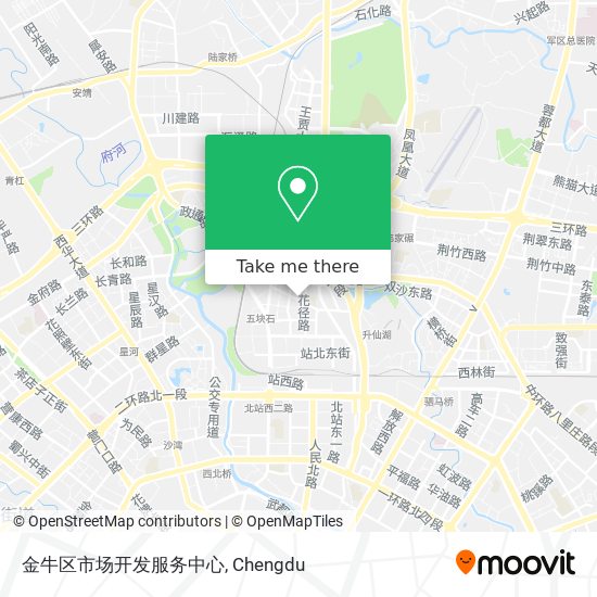 金牛区市场开发服务中心 map
