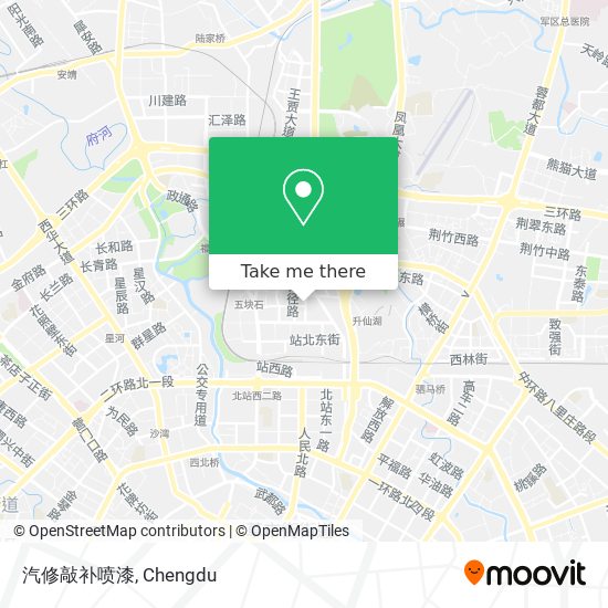 汽修敲补喷漆 map