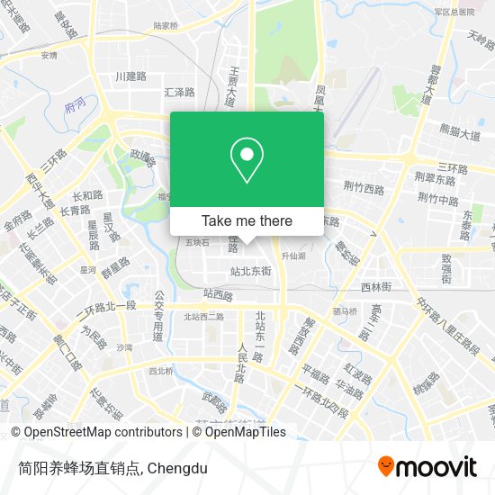 简阳养蜂场直销点 map