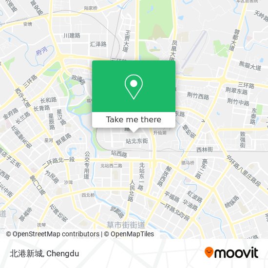 北港新城 map