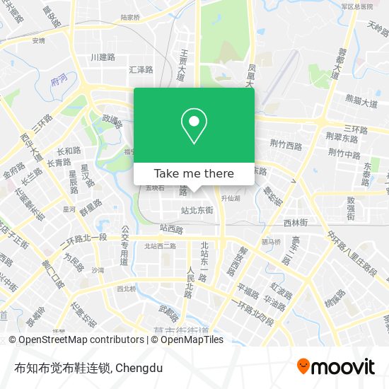 布知布觉布鞋连锁 map
