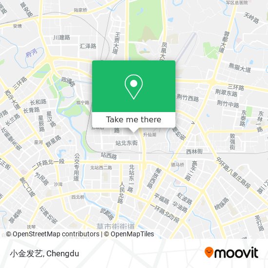 小金发艺 map