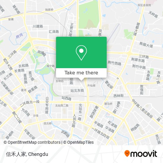 信禾人家 map