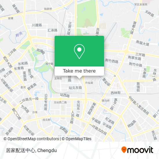 居家配送中心 map