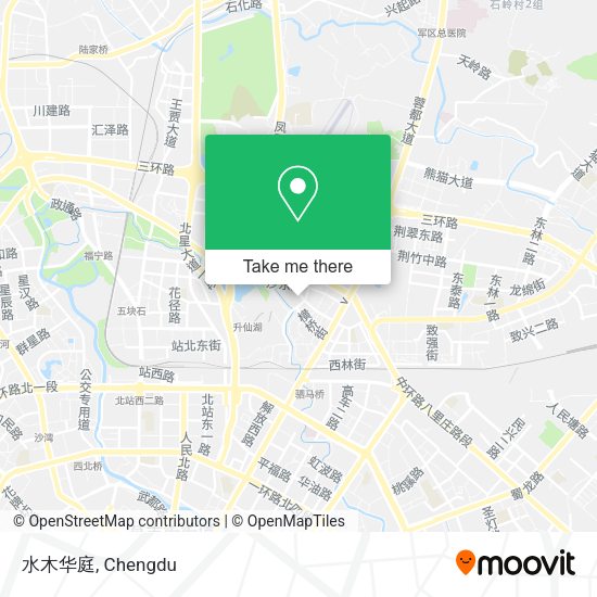 水木华庭 map