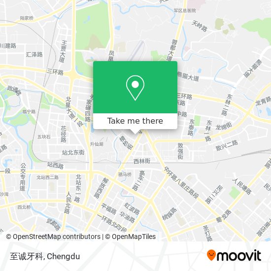 至诚牙科 map