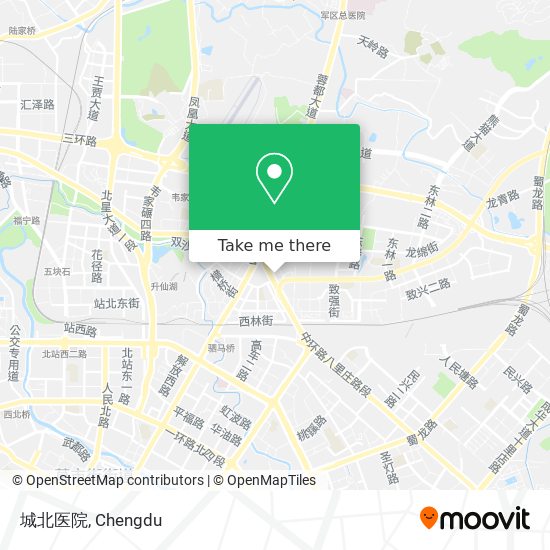 城北医院 map