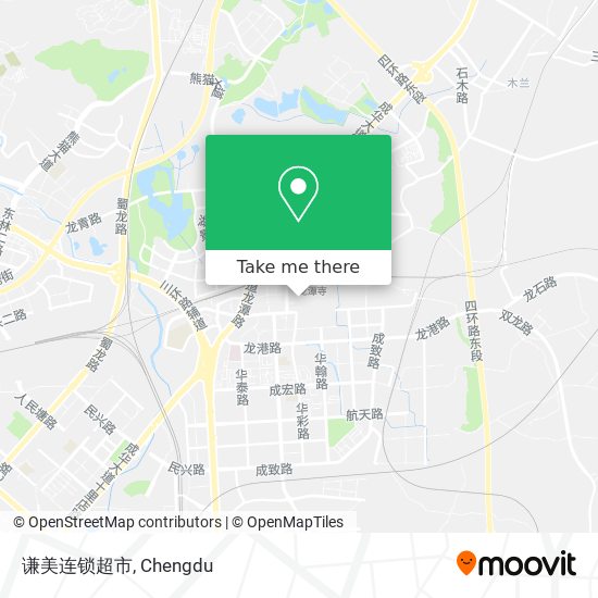 谦美连锁超市 map