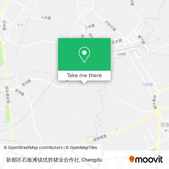 新都区石板滩镇优胜猪业合作社 map