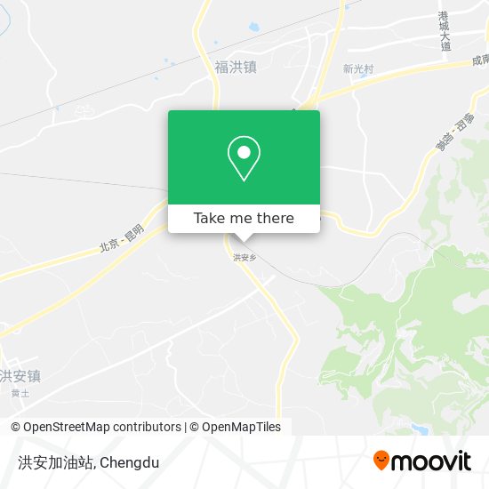 洪安加油站 map