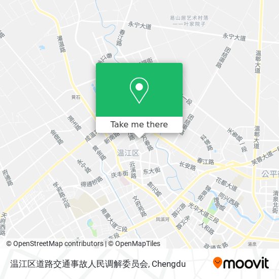温江区道路交通事故人民调解委员会 map