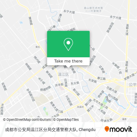 成都市公安局温江区分局交通警察大队 map