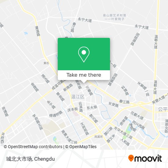 城北大市场 map