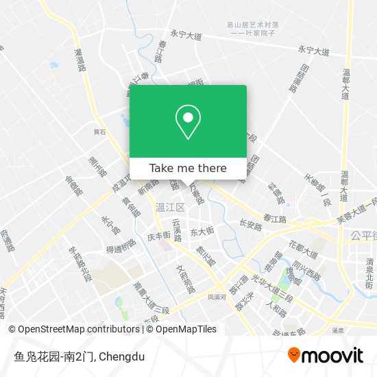 鱼凫花园-南2门 map