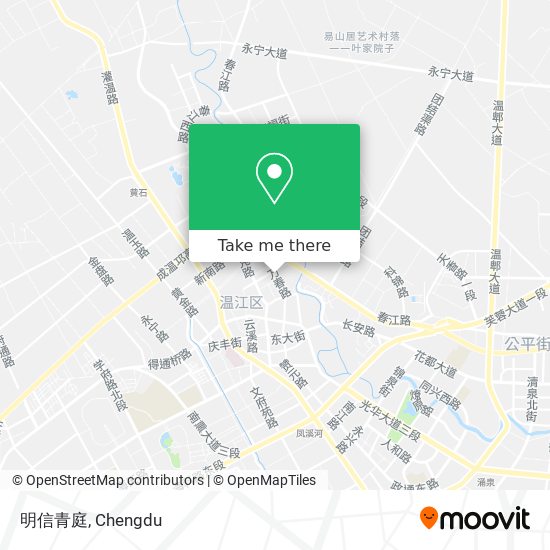 明信青庭 map