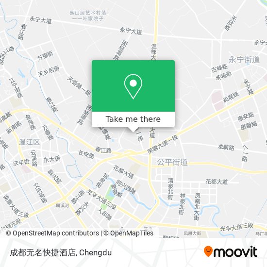 成都无名快捷酒店 map