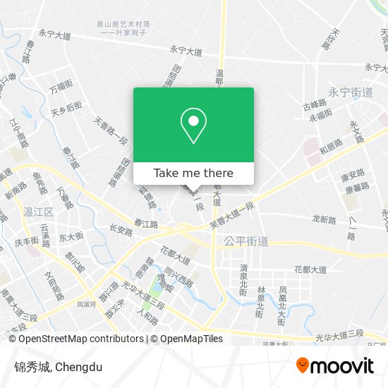 锦秀城 map
