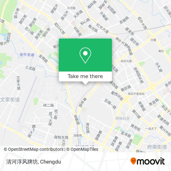 清河淳风牌坊 map