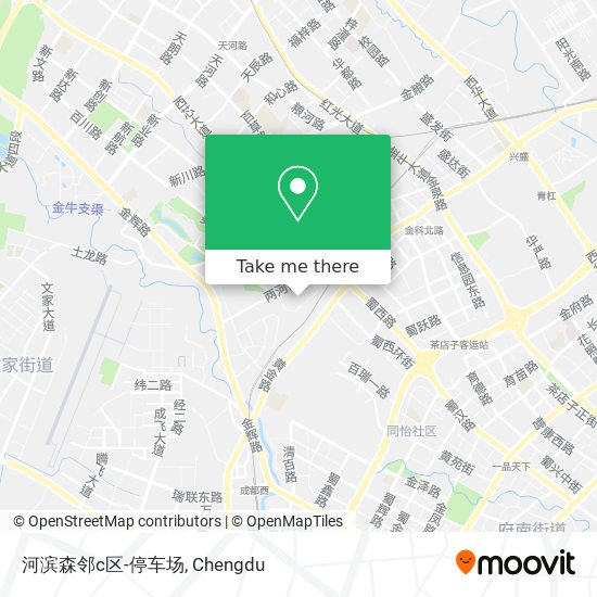 河滨森邻c区-停车场 map