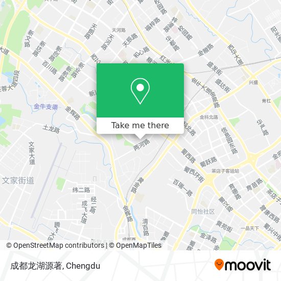 成都龙湖源著 map