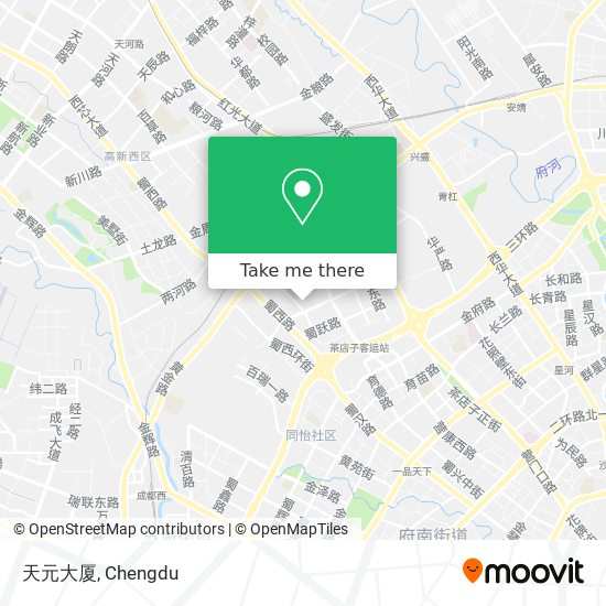天元大厦 map