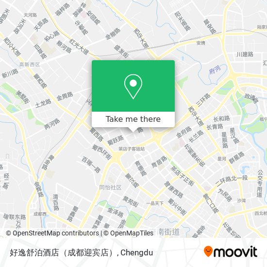 好逸舒泊酒店（成都迎宾店） map