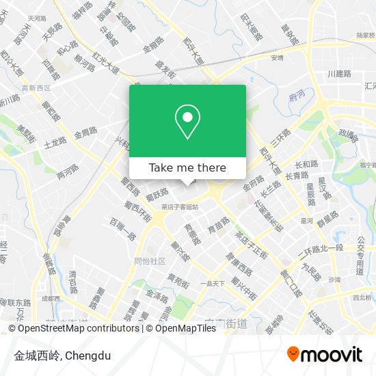 金城西岭 map