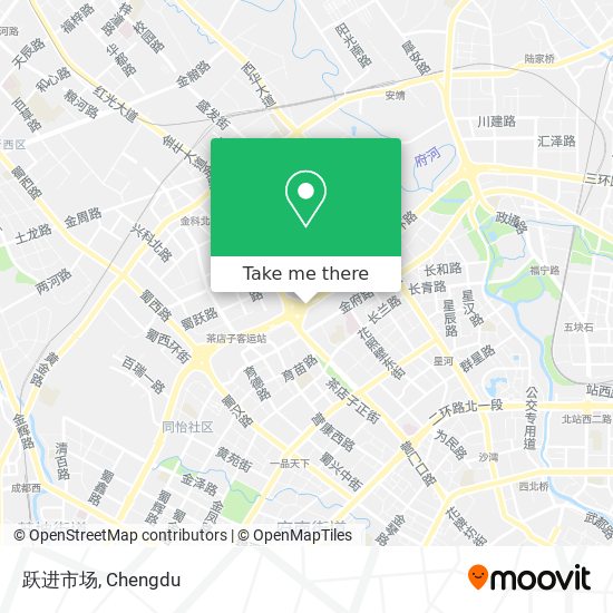 跃进市场 map