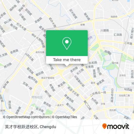 英才学校跃进校区 map