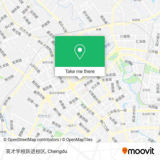 英才学校跃进校区 map
