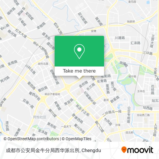 成都市公安局金牛分局西华派出所 map