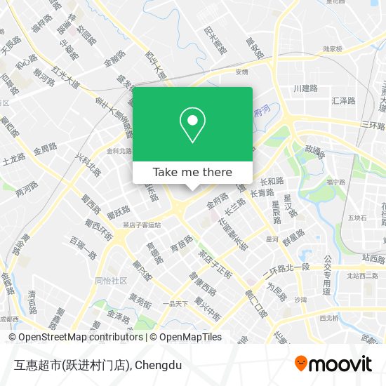 互惠超市(跃进村门店) map