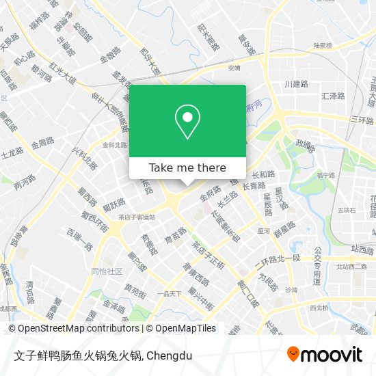 文子鲜鸭肠鱼火锅兔火锅 map