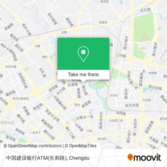 中国建设银行ATM(长和路) map