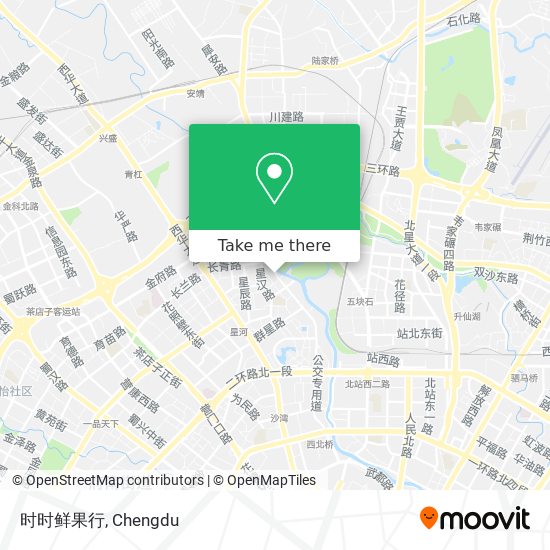 时时鲜果行 map