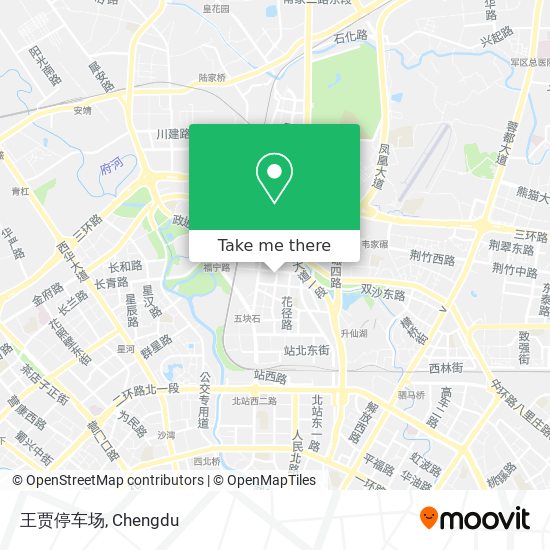 王贾停车场 map