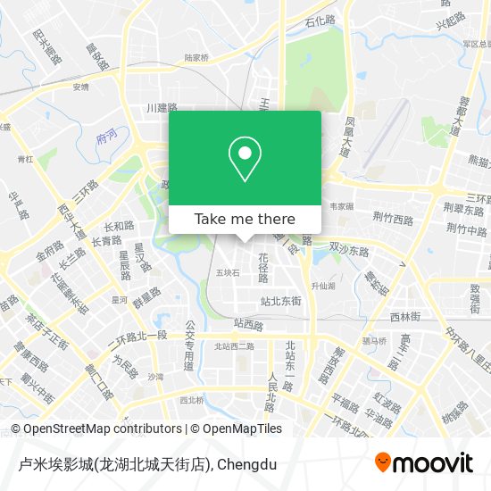 卢米埃影城(龙湖北城天街店) map