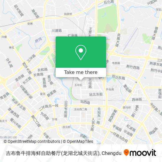 吉布鲁牛排海鲜自助餐厅(龙湖北城天街店) map