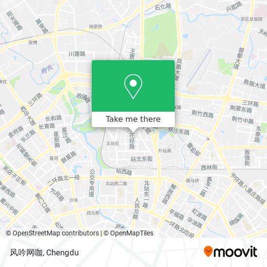 风吟网咖 map