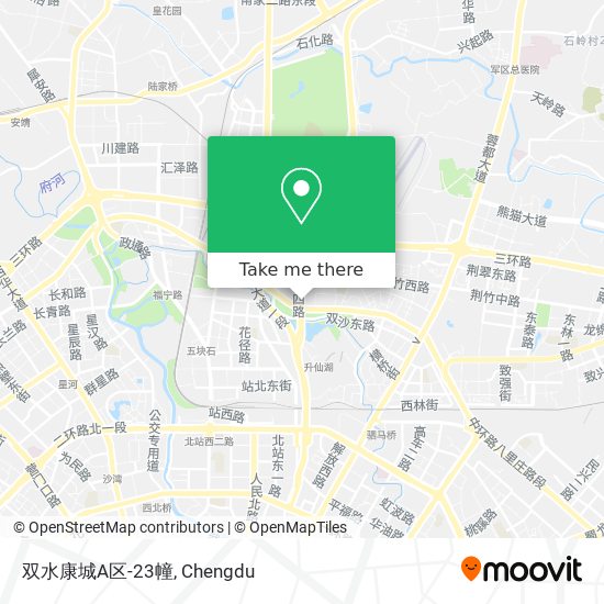 双水康城A区-23幢 map