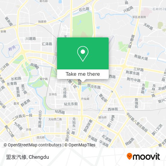 盟发汽修 map