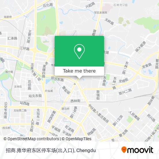 招商.雍华府东区停车场(出入口) map
