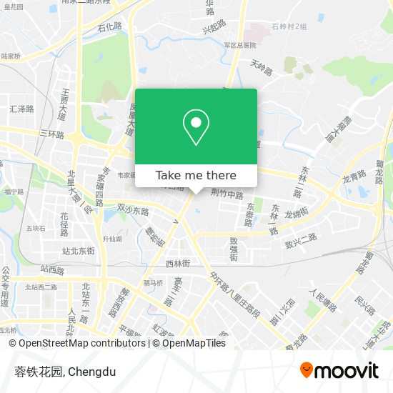 蓉铁花园 map