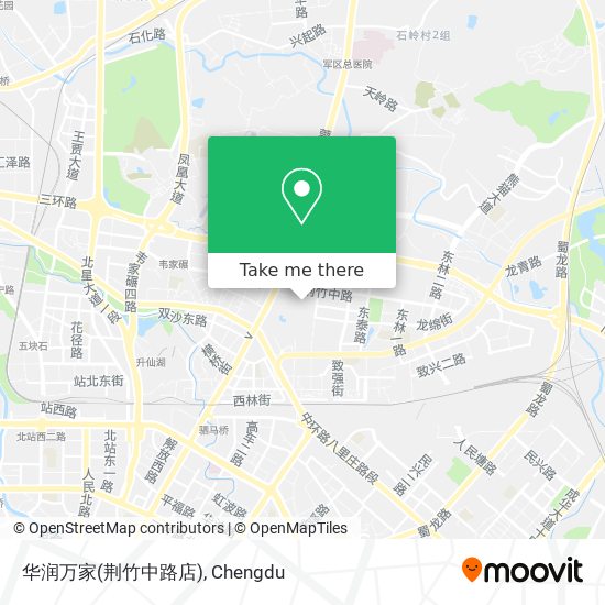 华润万家(荆竹中路店) map